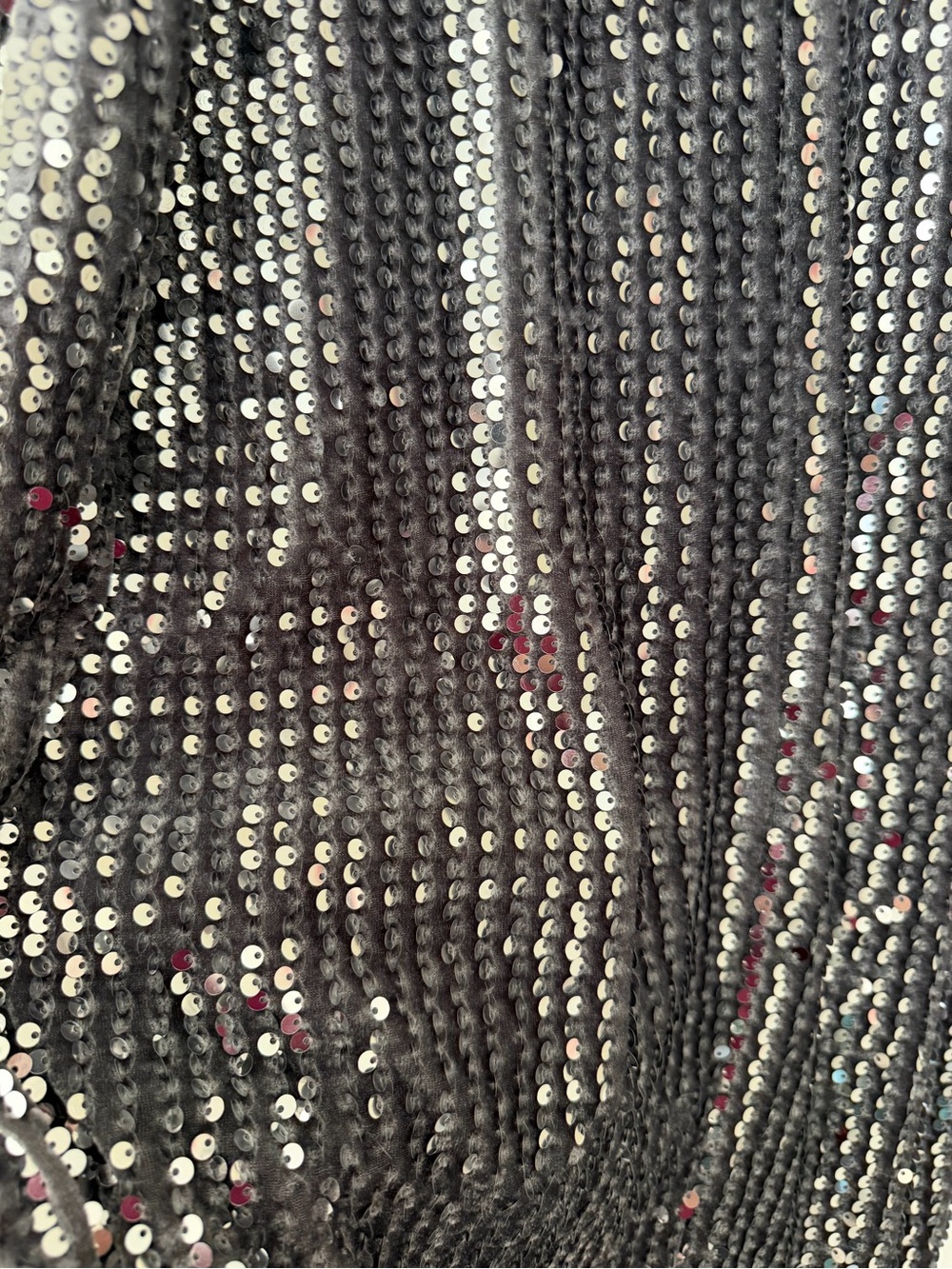 Silver Sequin Bodycon Dress - Picture 3 of 3
